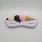 Ice cream grinding pad flop